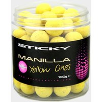 Sticky Baits Manilla Yellow Ones 16mm 100g Pot  Multi Coloured