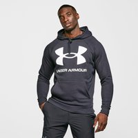 Under Armour Rival Large Logo Overhead Hoodie  Black