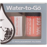 Water-to-go 2 X Replacement Filters  Red
