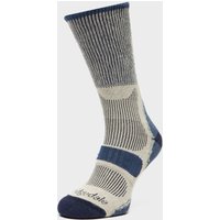 Bridgedale Mens Hike Lightweight Cotton Cool Comfort Boot Socks  Blue