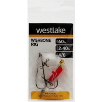 Westlake 2 Hook Wishbone Rod 4/0  Clear