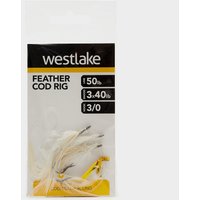 Westlake 3 Hook Cod Feather 3/0  Clear