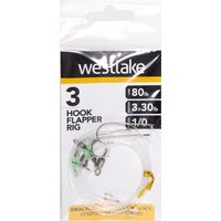 Westlake 3 Hook Flapper Size 1/0  Clear
