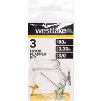 Westlake 3 Hook Flapper Size 3/0  Clear