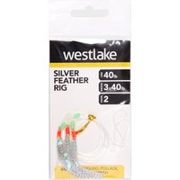 Westlake 3 Silver Flash Feather Rig 2  Clear