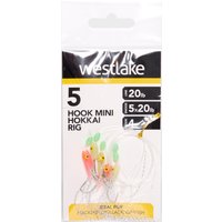 Westlake 5 Hook Mini Hokkai 4  Clear