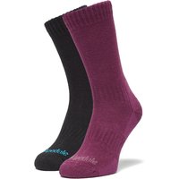 Bridgedale Womens Hike Midweight Merino Endurance Boot Socks  Purple