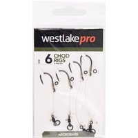 Westlake Chod Rig Micro-barbed Size 6 4pcs  Clear