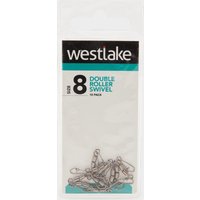 Westlake Dbl Snap Swivel Sz 8 10pc  Silver