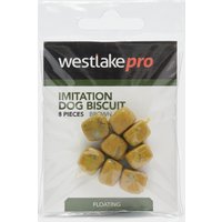 Westlake Dog Biscuit Floating 8pc  Brown