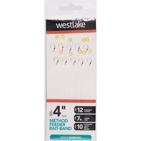 Westlake Method Feeder Bait Band Rig 4 Size 12  Clear