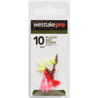 Westlake Plastic Bait Screw 10mm 20pk  Clear