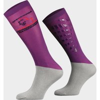 Comodo Adults Microfibre Silicone Grip Socks Purple  Purple