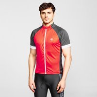 Dare 2b Mens Protraction Cycling Jersey  Red