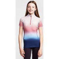 Aubrion Childs Highgate Short Sleeve Base Layer Ombre  Multi Coloured