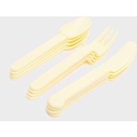 Eurohike 12 Piece Cutlery Set  Yellow