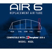 Eurohike Air 6 Replacement Air Tube (end - 425l)  Blue