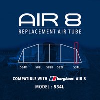 Eurohike Air 8 Replacement Air Tube (534l)  Blue
