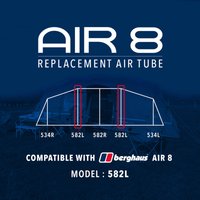 Eurohike Air 8 Replacement Air Tube (582l)  Blue