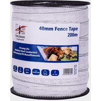 Fenceman Tape White 40mm 200m  White