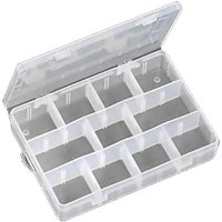 Fladen 12 Section Tackle Box  200x148x312mm  Clear
