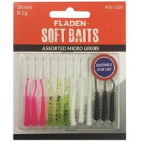 Fladen Fladen Soft Baits Assorted Micro Grubs 35mm 0 1g 1  Multi Coloured