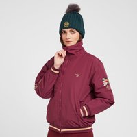 Aubrion Womens Team Jacket In Mulberry  Red