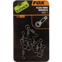 Fox International Edges Flexi Ring Swivel Sz 7  Silver