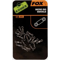 Fox International Edges Micro Rig Swivel  Silver