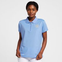 Aubrion Womens Parson Tech Polo Shirt Sky Blue  Blue