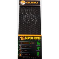 Guru Guru Smwg Standard Hair 4 Size 16 (0.17mm)  Black