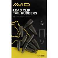Avid Lead Clip Tail Rubbers  Multi Coloured