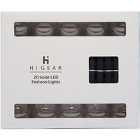 Hi-gear 20 Solar Led Festoon Lights  Grey
