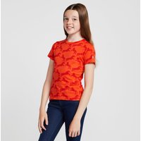 Horze Kids Organic Micky Printed Cotton T-shirt Mandarine Orange  Orange