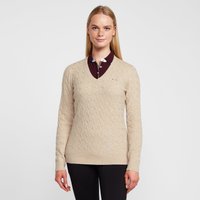 Hv Polo Classy Cable Pullover Champagne Light Grey Heather  Beige
