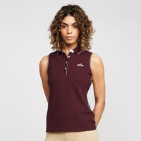 Hv Polo Womens Lia Sleeveless Polo Shirt Dark Berry  Purple