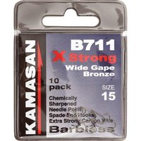Kamasan Hook Spade End B711 Barbless Size 21 10pk  Pink