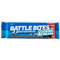 Battle Oats Battle Bites 20g (cookiesandCream)  Blue