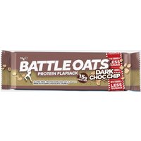 Battle Oats Protein Flapjack 70g (dark Choc Chip)  Brown