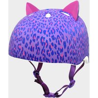 Krash Leopard Kitty Youth Helmet  Purple