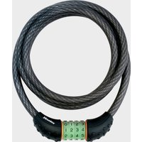 Masterlock 12mm X 1800mm Combi Lock Cable  Black