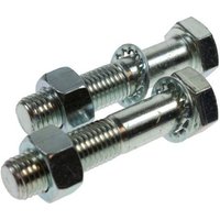 Maypole High Tensile Towball Bolts (75mm)  Silver