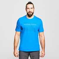 Montane Mens Further Faster T-shirt  Blue