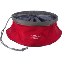 Mountain Paws Collapsible Dog Food Bowl  Red