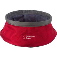 Mountain Paws Collapsible Water Bowl  Red