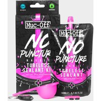 Muc Off No Puncture Hassle Tubeless Sealant (140ml Kit)  Pink