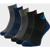 North Ridge Unisex Trail Running Socks 5 Pack  Multi Coloured