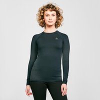 Odlo Womens Performance Warm Long Sleeve Base Layer Top  Black