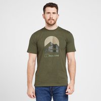 Berghaus Mens Edale Mountain T-shirt  Olive