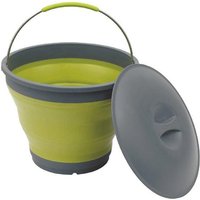 Outwell Collaps Bucket With Lid  Green